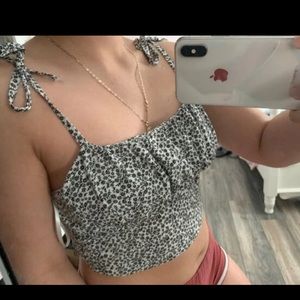 Cute Tiny Flowers Crop Top